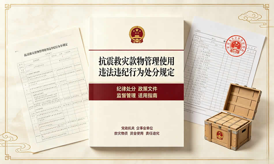 抗震救灾款物管理使用违法违纪行为处分规定